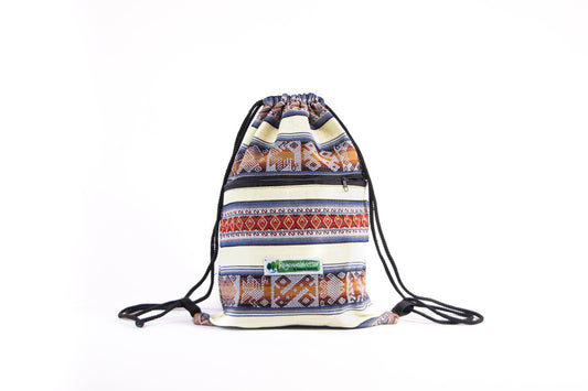 White Machu Picchu Festivalbag/ Turnbeutel