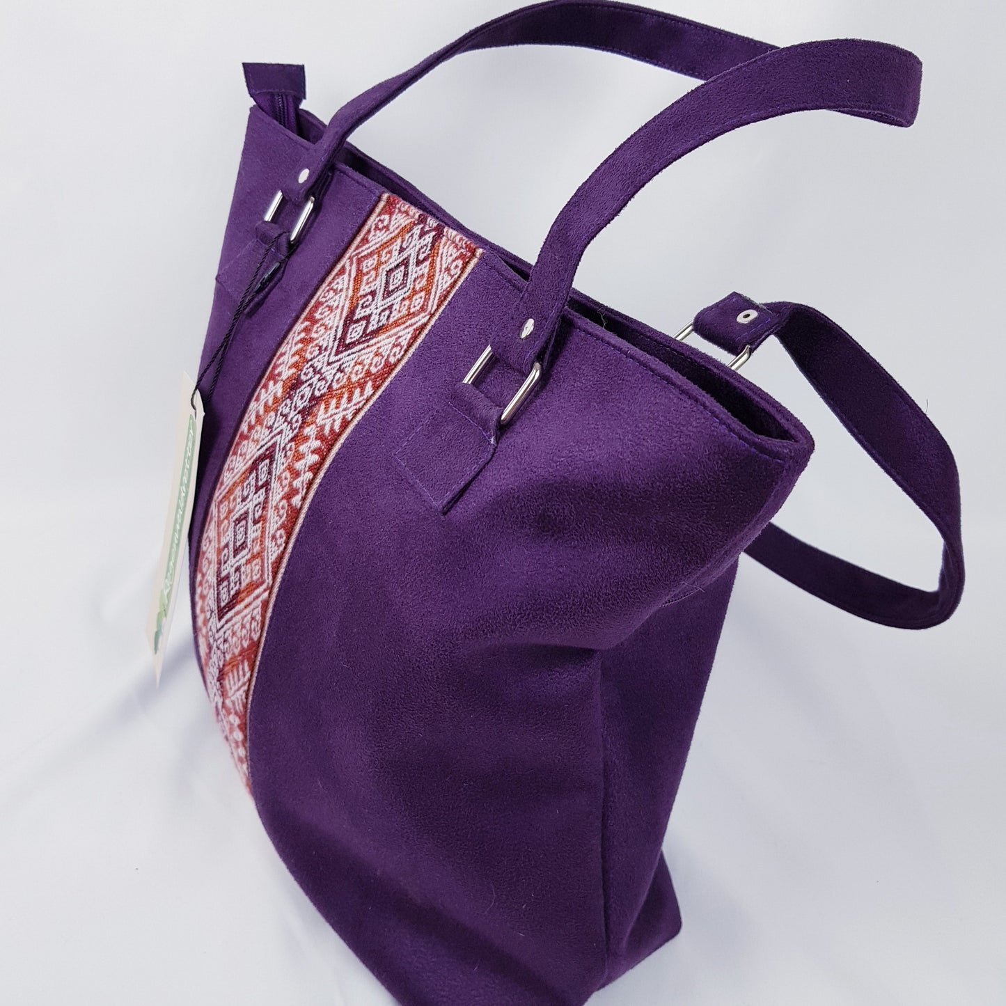 Regenwaldretter Handtasche Purple groß