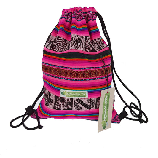 Rainbow Pink Festivalbag/ Turnbeutel